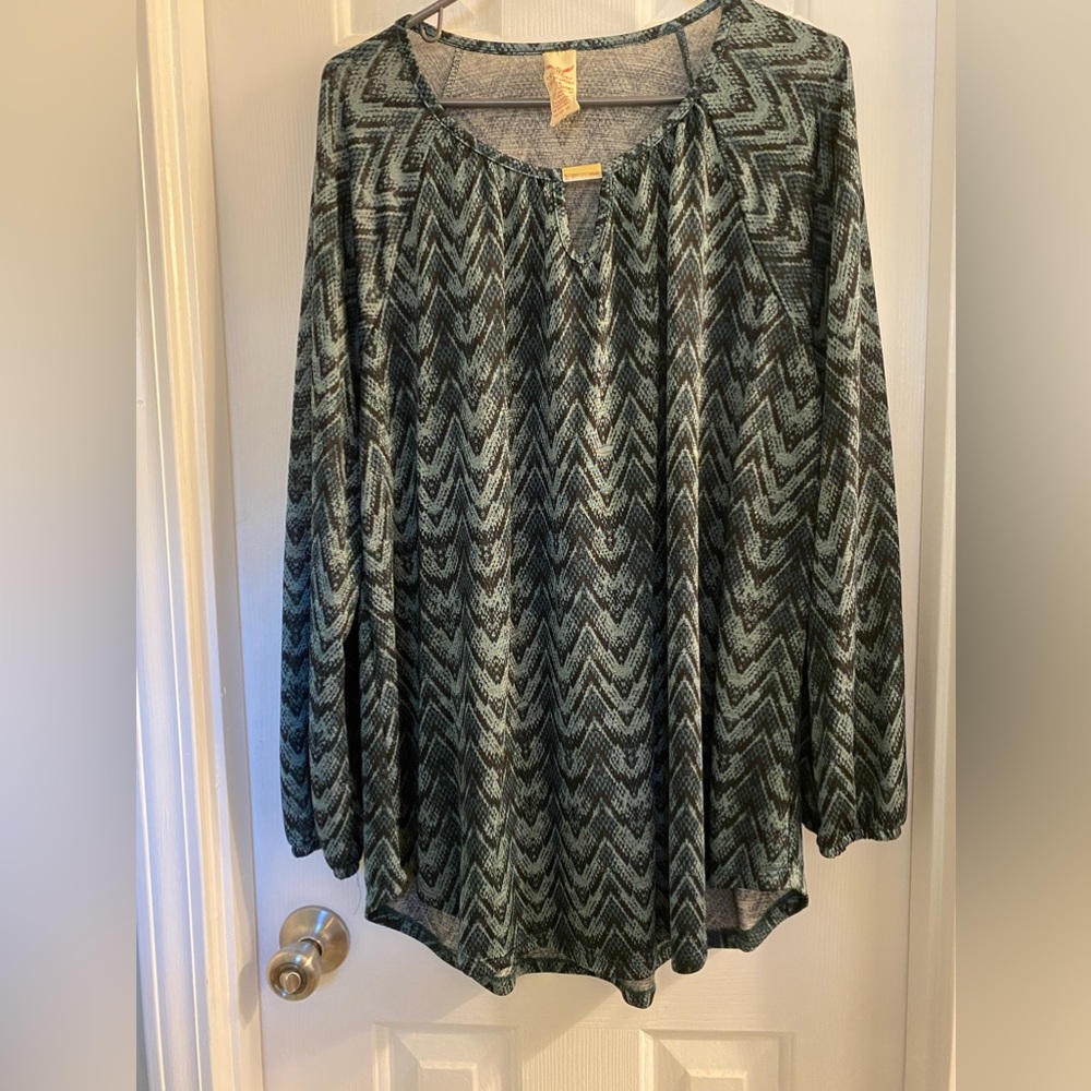 2xl Faded Glory green shirt